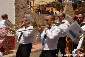 Misa y procesión religiosa en La Viña (Foto Francisco Javier Santana)